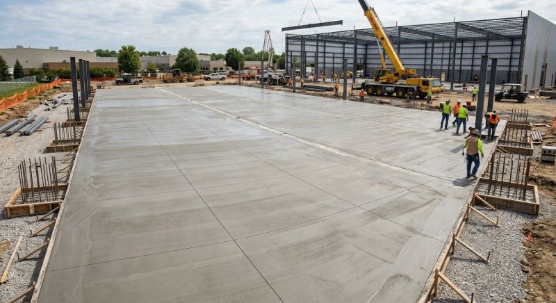 Commercial Slab Installation in Marietta, GA